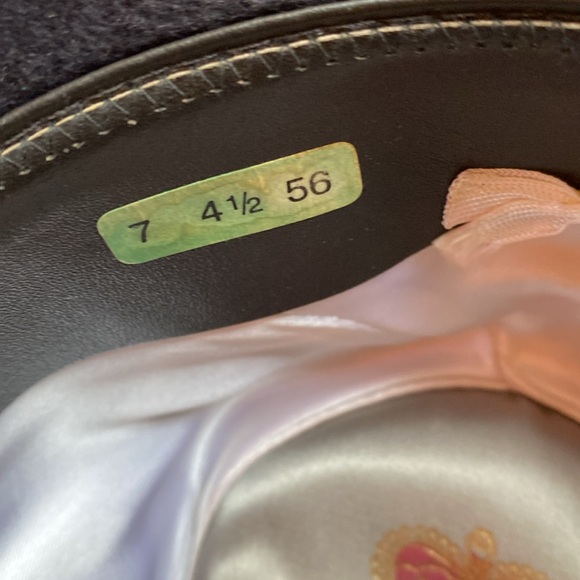 Selentino velour Fedora style hat size 7 1/2 in good condition - Picture 8 of 12